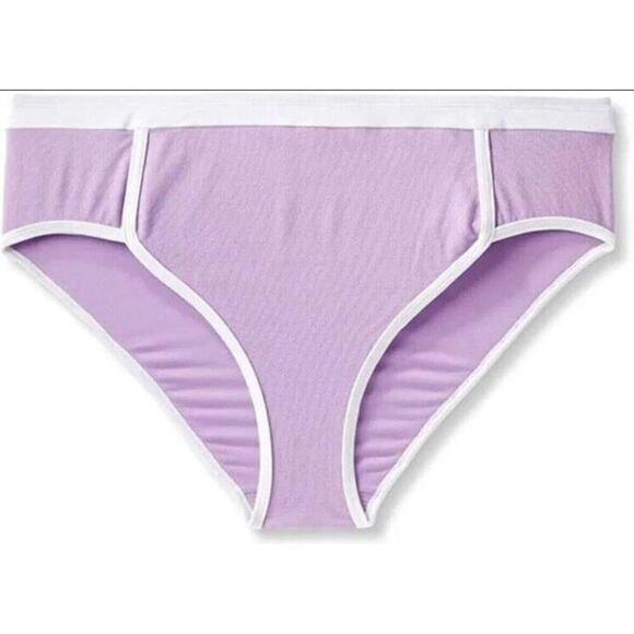 KONA SOL - NWT - L Sz 2X Terry-Textured High Waist, High Leg Bikini Bottoms - Picture 11 of 15